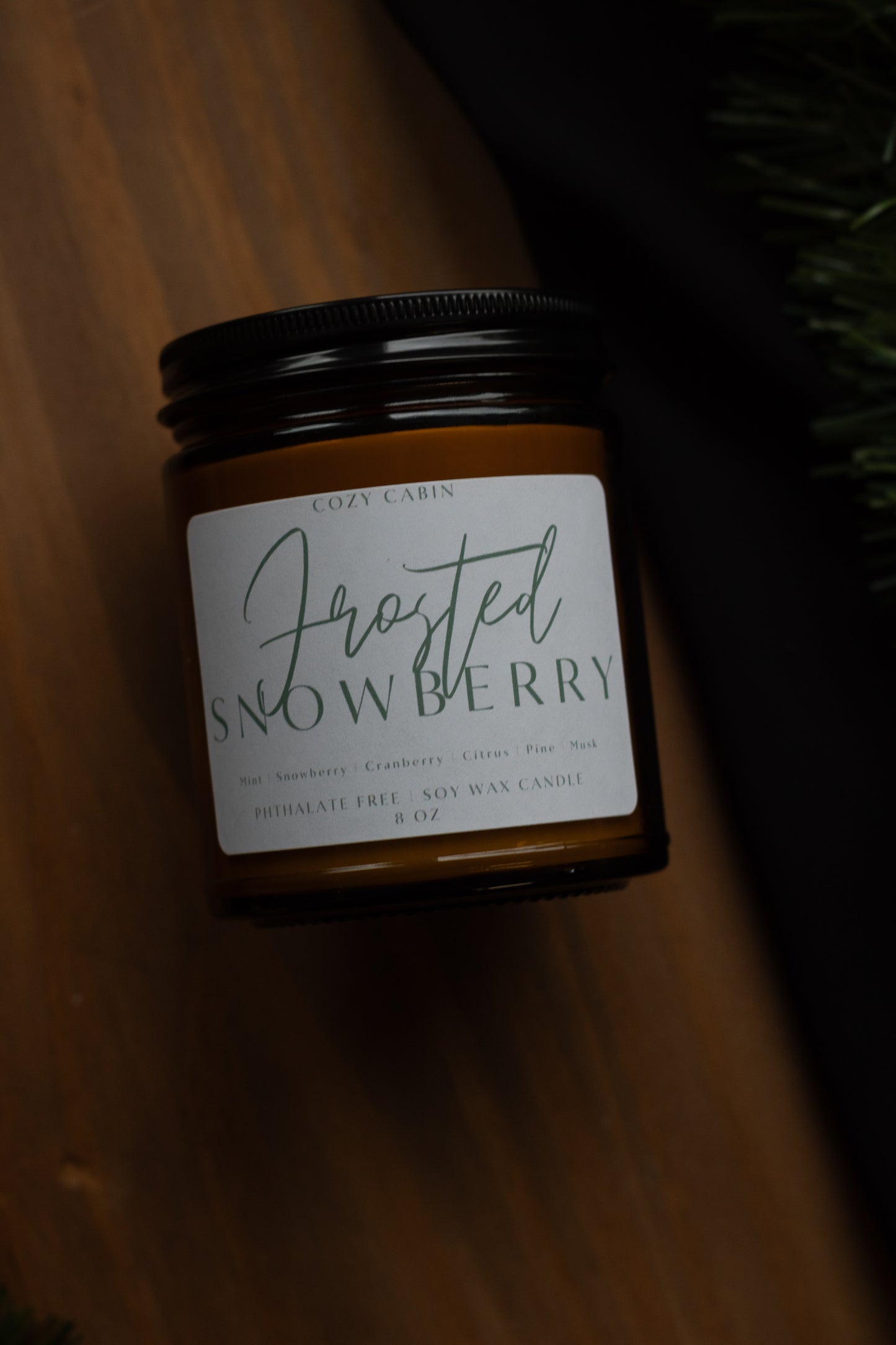 Frosted Snowberry Candle
