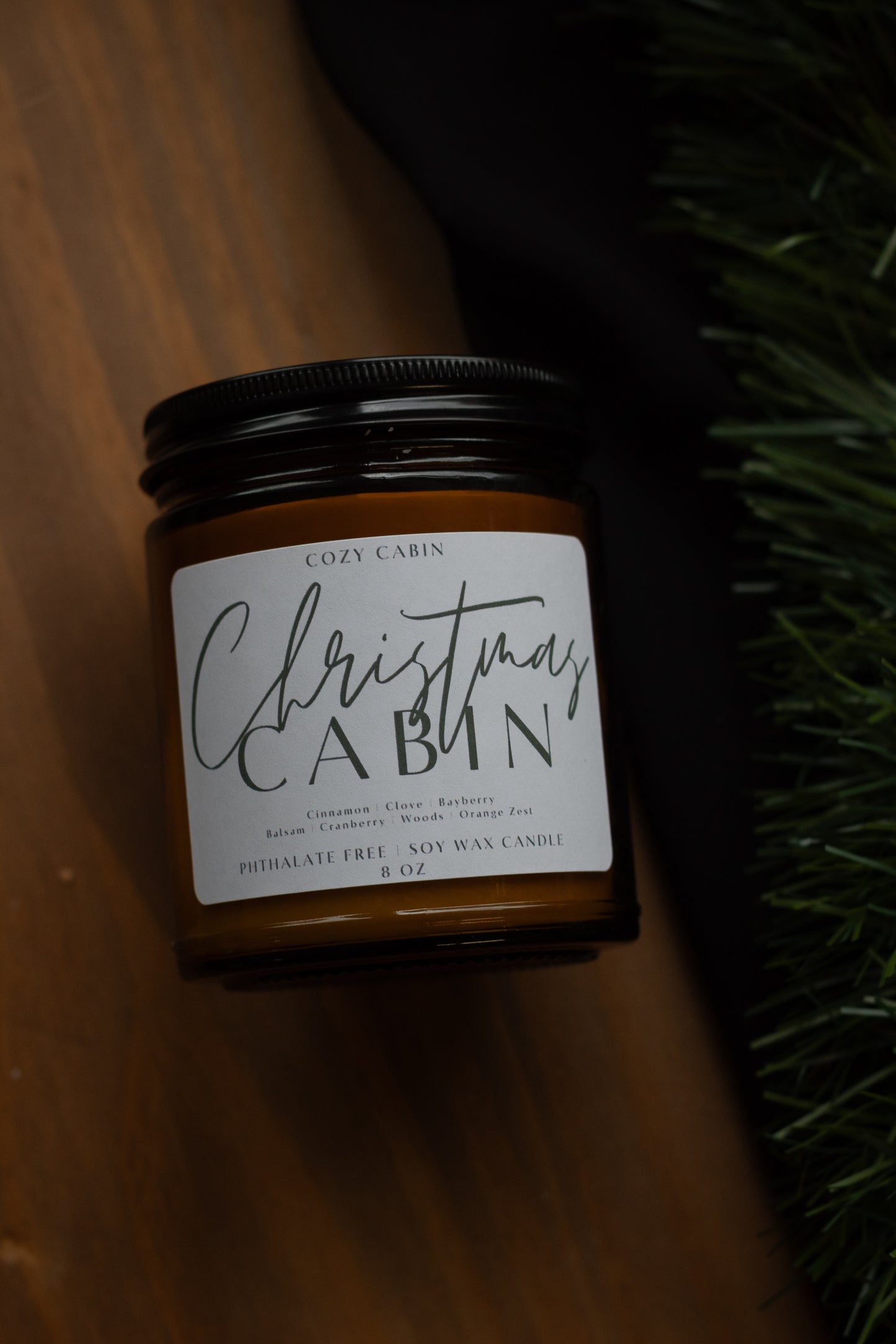Christmas Cabin Candle