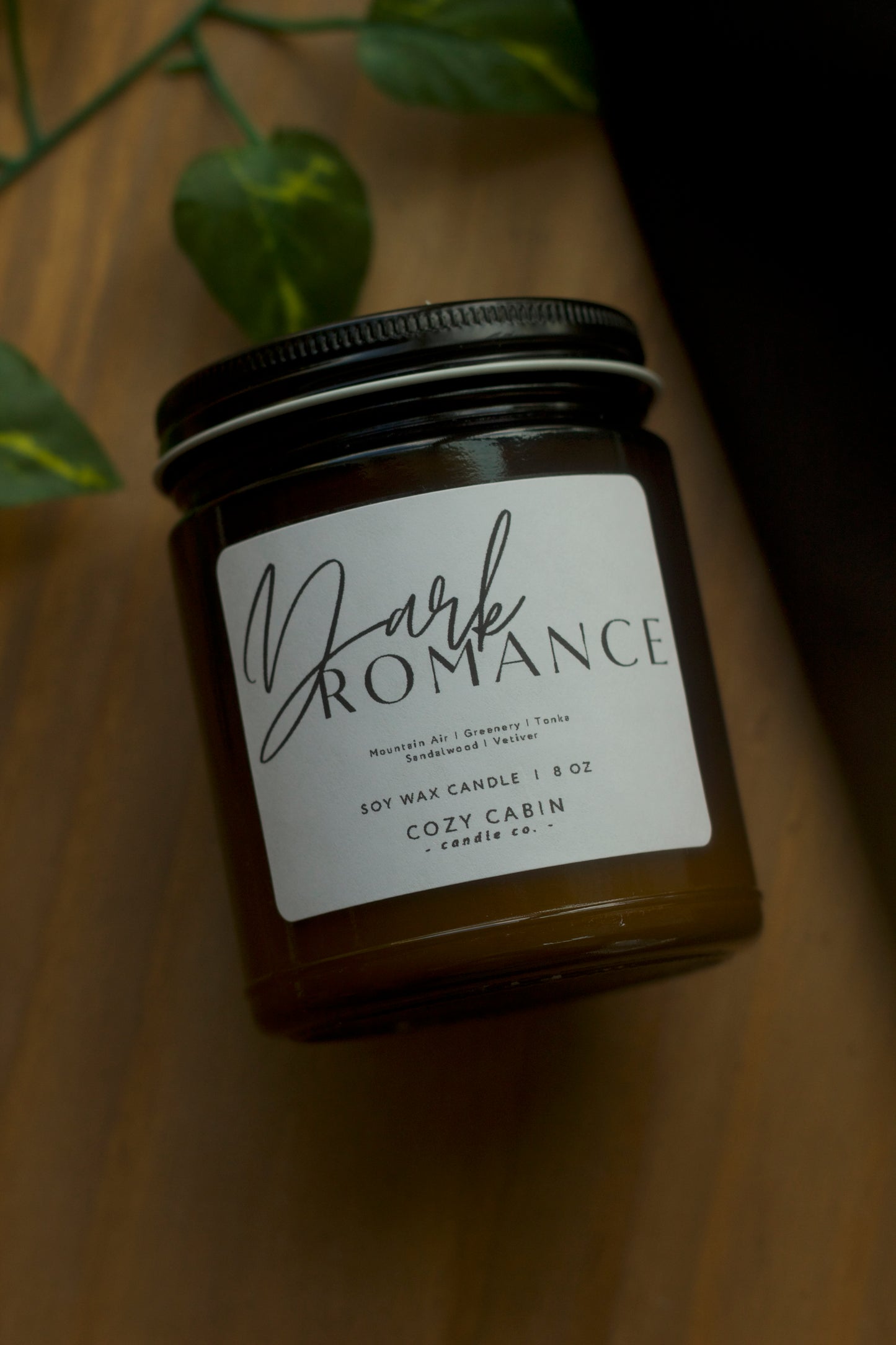 Dark Romance Candle