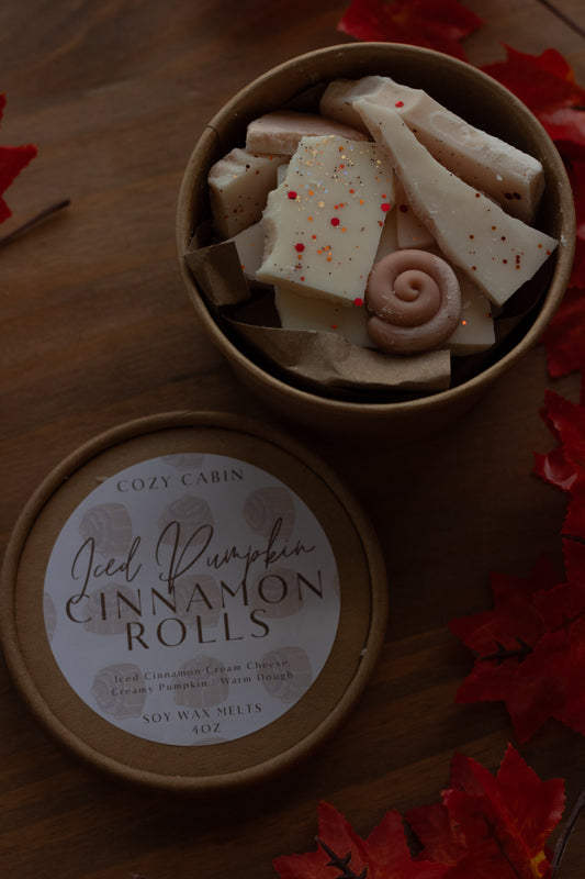 Iced Pumpkin Cinnamon Rolls Brittle