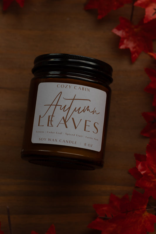 Autumn Leaves Candle