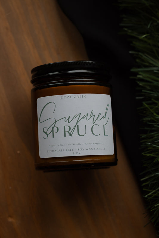 Sugared Spruce Candle