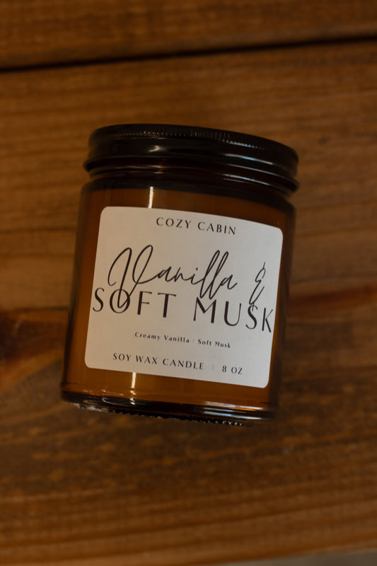 Vanilla & Soft Musk Candle