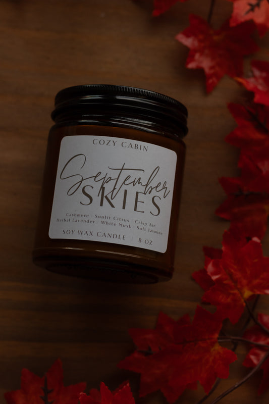 September Skies Candle