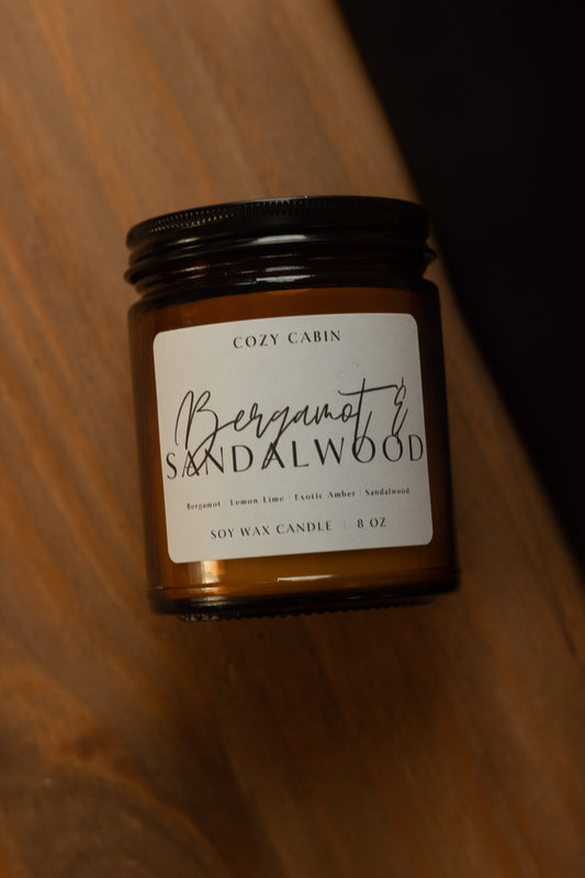 Bergamot & Sandalwood Candle