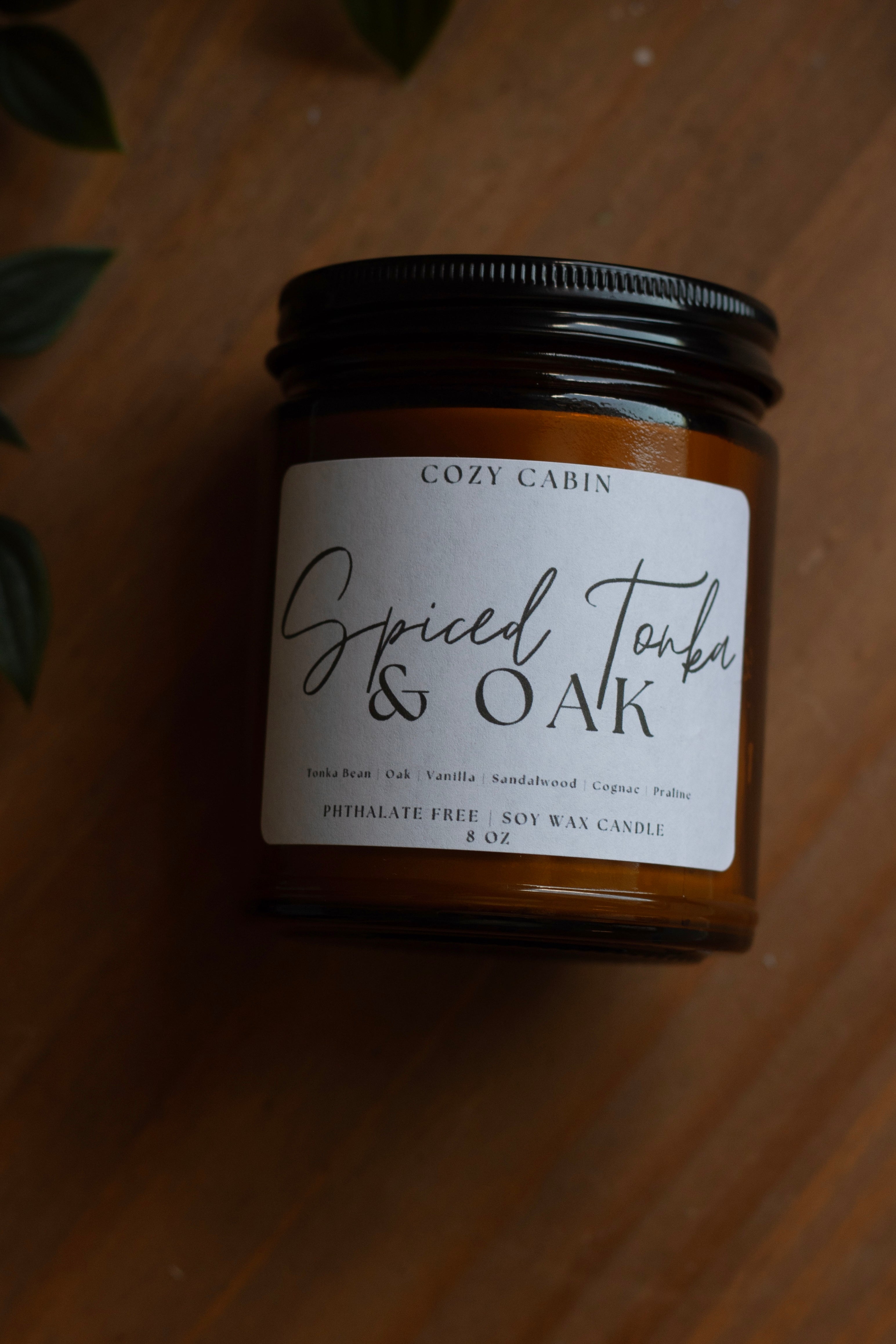 Spiced Tonka & Oak Candle
